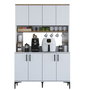 Hanah Home Gabinete Multipropósito JE176 - 3291 Blanco y Nuez
